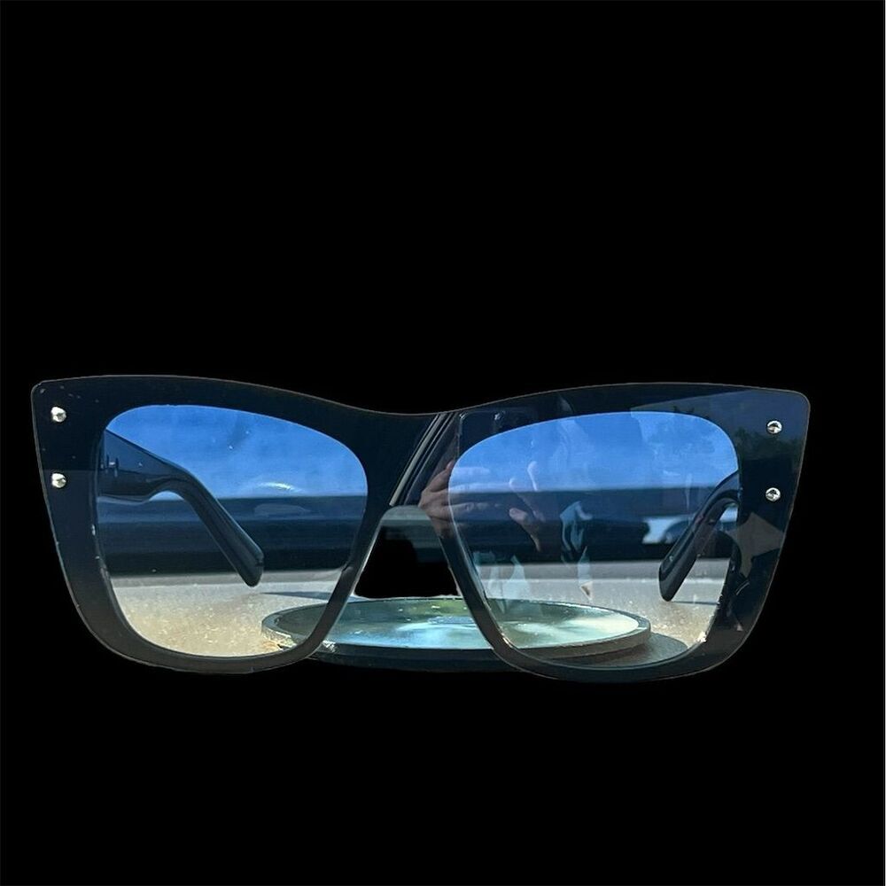 Stylish Oversized Cat Eye Sunglasses for Women - Gradient Lenses Multico… - Picture 15 of 16